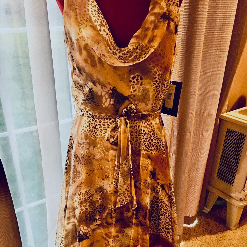 NWT Lined Animal Dress